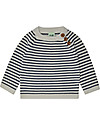 Fub Maglione Baby, Ecru/Blu - 100% Lana Merino Maglioni