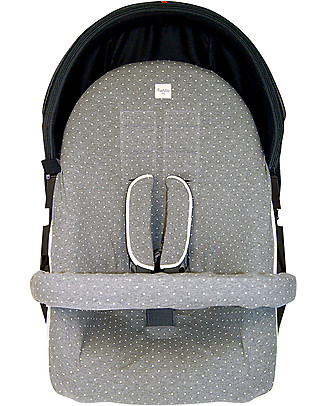 Fun*das bcn Cover per Passeggino Stokke Xplory e Crusi, Vintage Dot - Cotone elasticizzato Accessori