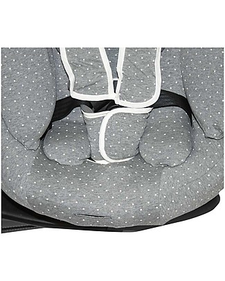 Fun*das bcn Cover per Seggiolino Auto Bébé Confort Axissfix 0+/1, Vintage Dot - Cotone elasticizzato Accessori Seggiolini Auto