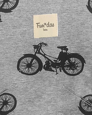 Fun*das bcn Cover per Seggiolino Auto Bébé Confort Opal, Black Bikes - Cotone elasticizzato Accessori Seggiolini Auto