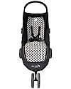 Fun*das bcn Materassino per Passeggino Baby Jogger City Mini, Fun Black Star - Cotone elasticizzato Materassini e Riduttori