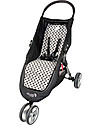 Fun*das bcn Materassino per Passeggino Baby Jogger City Mini, Fun Black Star - Cotone elasticizzato Materassini e Riduttori