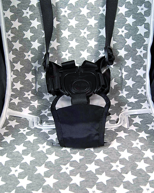 Fun*das bcn Materassino per Passeggino Baby Jogger City Mini, Fun Vintage Star - Cotone elasticizzato Materassini e Riduttori