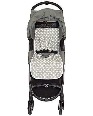Fun*das bcn Materassino per Passeggino BabyJogger Citi Mini Zip, Fun Vintage Star - Cotone elasticizzato Accessori
