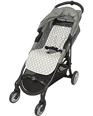 Fun*das bcn Materassino per Passeggino BabyJogger Citi Mini Zip, Fun Vintage Star - Cotone elasticizzato Accessori