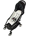 Fun*das bcn Materassino per Passeggino Babyzen Yoyo, Kodak Stripes - Cotone Elasticizzato Materassini e Riduttori