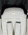 Fun*das bcn Materassino per Passeggino Babyzen Yoyo, Kodak Stripes - Cotone Elasticizzato Materassini e Riduttori