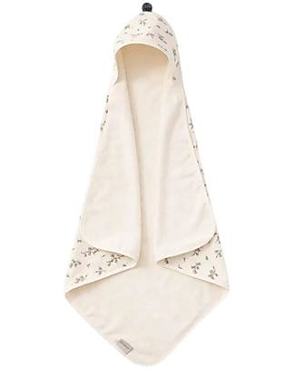 Garbo&Friends Asciugamano Baby con Cappuccio - Bluebell - 80 x 80 cm - 100% Cotone da 500 g/m2 Accappatoi e Asciugamani