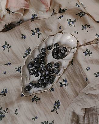 Garbo&Friends Copertina Swaddle - Mirtillo - 110 x 110 cm - 100% Mussola di Cotone Swaddle di Mussola