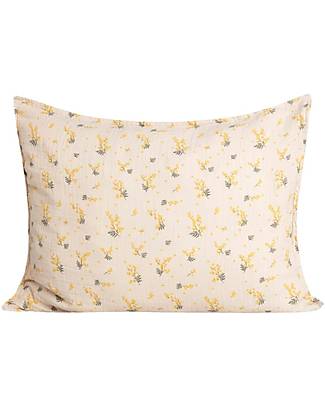Garbo&Friends Federa per Cuscino - 50 X 70 cm - Mimosa - 100% Mussola di Cotone Cuscini