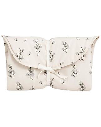 Garbo&Friends Pochette Porta Pannolini con Fasciatoio Pieghevole - Bluebell - 45 x 65 cm - Cotone Percalle Borse Cambio