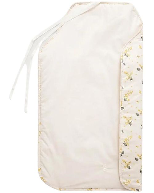 Garbo&Friends Pochette Porta Pannolini con Fasciatoio Pieghevole - Mimosa - 45 x 65 cm - Cotone Percalle Trousse e Pochette