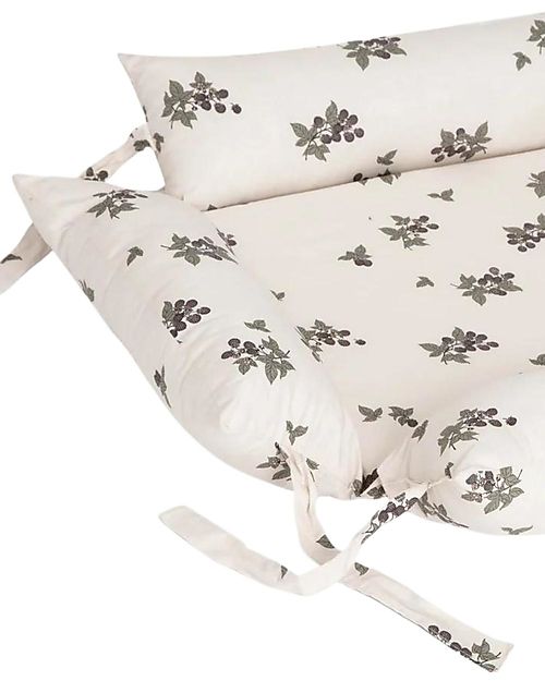 Garbo&Friends Riduttore per Bèbè - 35 x 65 x 16 cm - Blackberry - Cotone Percalle Riduttori Lettino