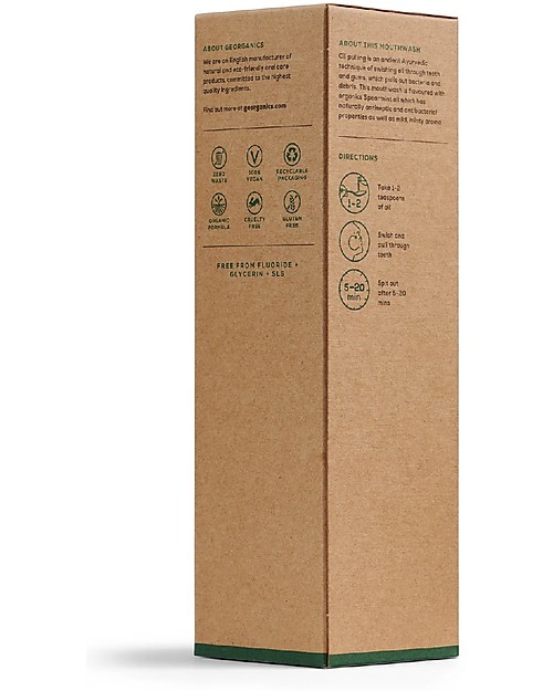 Georganics Colluttorio Naturale alla Menta Gentile - 275 ml Creme Viso