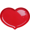 Ginger Piatto a Cuore - Rosso Lacca Piatti e Scodelle