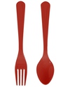Ginger Set Doppio Cucchiaio e Forchetta - Rosso Posate