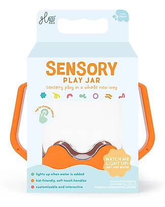 Glo Pals Barattolo per Gioco Sensoriale - Arancione - Adatto da 18 Mesi Giochi Sensoriali_