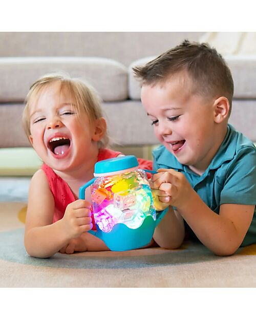Glo Pals Barattolo per Gioco Sensoriale - Blue - Adatto da 18 Mesi Giochi Sensoriali_