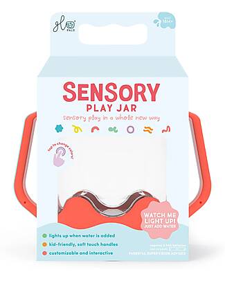 Glo Pals Barattolo per Gioco Sensoriale - Corallo - Adatto da 18 Mesi Giochi Sensoriali_