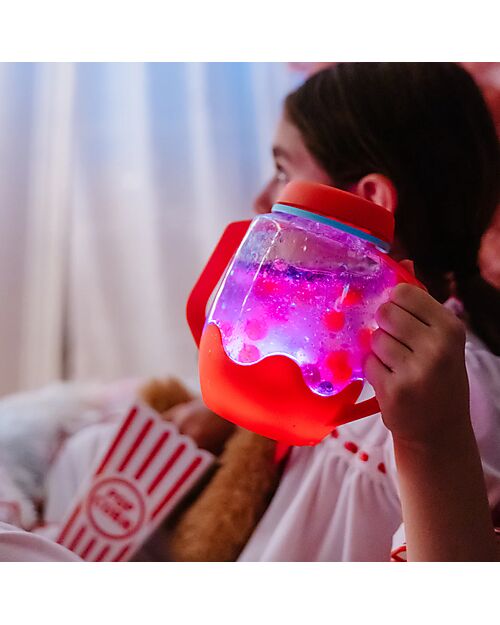 Glo Pals Barattolo per Gioco Sensoriale - Corallo - Adatto da 18 Mesi Giochi Sensoriali_