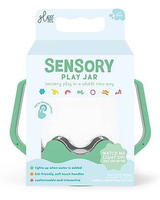 Glo Pals Barattolo per Gioco Sensoriale - Teal - Adatto da 18 Mesi Giochi Sensoriali_