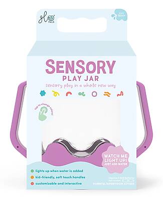 Glo Pals Barattolo per Gioco Sensoriale - Viola - Adatto da 18 Mesi Giochi Sensoriali_
