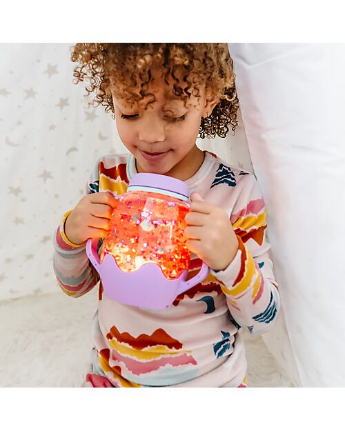 Glo Pals Barattolo per Gioco Sensoriale - Viola - Adatto da 18 Mesi Giochi Sensoriali_