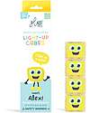 Glo Pals Cubi Luminosi Alex - Giallo - Set da 4 - Adatto da 3 Anni Giochi Sensoriali_