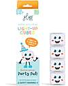 Glo Pals Cubi Luminosi Party Pal - Bianco - Set da 4 - Adatto da 3 Anni Giochi Sensoriali_