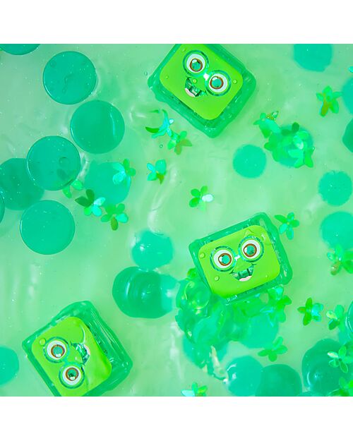 Glo Pals Cubi Luminosi Pippa - Verde - Set da 4 - Adatto da 3 Anni Giochi Sensoriali_
