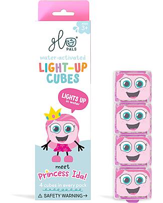 Glo Pals Cubi Luminosi Principessa Ida - Rosa- Set da 4 - Adatto da 3 Anni Giochi Sensoriali_