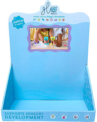 Glo Pals Espositore da Banco - Schermo LCD - P: 1 cm - L: 17 cm - H: 10,5 cm - con cavo USB incluso POS