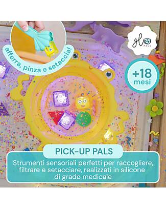 Glo Pals Set di 3 Strumenti Sensoriali - Pick Up Pals - Adatto da 18 mesi Giochi Sensoriali_