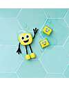 Glo Pals Set Personaggio Alex - con 2 Cubi Inclusi - Giallo - Adatto da 3 anni - 100% Plastica Riciclata Giochi Sensoriali_