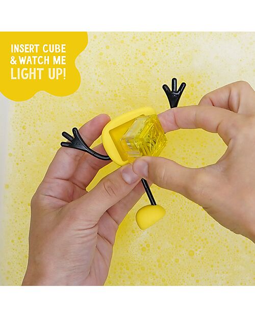 Glo Pals Set Personaggio Alex - con 2 Cubi Inclusi - Giallo - Adatto da 3 anni - 100% Plastica Riciclata Giochi Sensoriali_