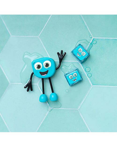 Glo Pals Set Personaggio Blair - con 2 Cubi Inclusi - Azzurro - Adatto da 3 anni - 100% Plastica Riciclata Giochi Sensoriali_