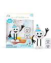 Glo Pals Set Personaggio Party Pal - con 2 Cubi Inclusi - Bianco - Adatto da 3 anni - 100% Plastica Riciclata Giochi Sensoriali_