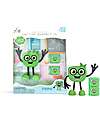 Glo Pals Set Personaggio Pippa - con 2 Cubi Inclusi - Verde - Adatto da 3 anni - 100% Plastica Riciclata Giochi Sensoriali_