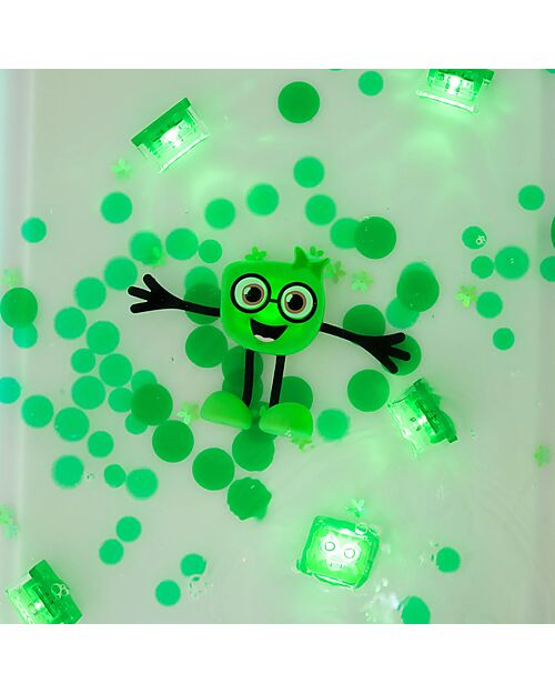 Glo Pals Set Personaggio Pippa - con 2 Cubi Inclusi - Verde - Adatto da 3 anni - 100% Plastica Riciclata Giochi Sensoriali_