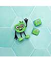 Glo Pals Set Personaggio Pippa - con 2 Cubi Inclusi - Verde - Adatto da 3 anni - 100% Plastica Riciclata Giochi Sensoriali_