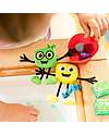 Glo Pals Set Personaggio Pippa - con 2 Cubi Inclusi - Verde - Adatto da 3 anni - 100% Plastica Riciclata Giochi Sensoriali_