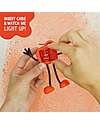 Glo Pals Set Personaggio Sammy - con 2 Cubi Inclusi - Rosso - Adatto da 3 anni - 100% Plastica Riciclata Giochi Sensoriali_