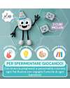Glo Pals Set Personaggio Sammy - con 2 Cubi Inclusi - Rosso - Adatto da 3 anni - 100% Plastica Riciclata Giochi Sensoriali_
