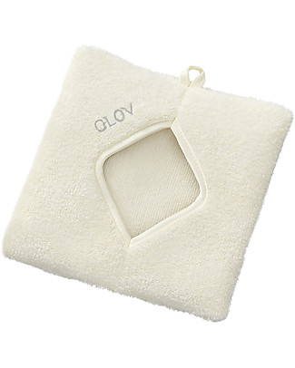 Glov Glov Confort, Panno Struccante Quadrato in Microfibra, Avorio - Strucca senza usare detergente! Viso