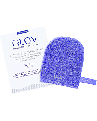 Glov Glov Expert, Per Pelli Miste e Grasse - Strucca senza detergenti! Viso
