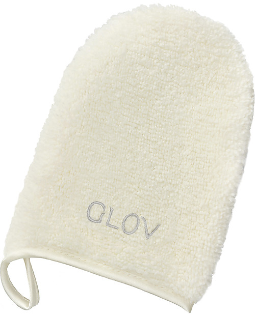 Glov Glov On The Go, Guanto Struccante in Microfibra, Avorio - Strucca senza usare detergente! Creme Viso