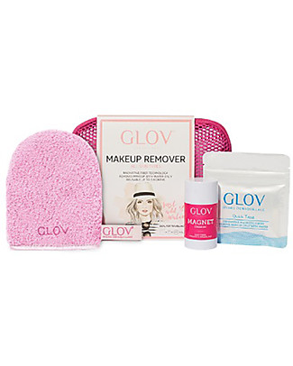 Glov Glov Travel Set, Rosa - Rimuovi il trucco senza detergente! Viso