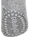 GoBabyGo Calzini Antiscivolo, Grigio Melange - Cotone Calzini Antiscivolo