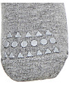GoBabyGo Calzini Antiscivolo, Grigio Melange - Cotone Calzini Antiscivolo
