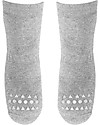 GoBabyGo Calzini Antiscivolo, Grigio Melange - Cotone Calzini Antiscivolo